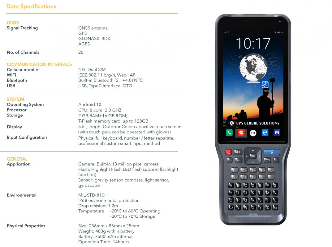 Satlab Tr Shc Android Controller Full Kit Gps Global Solutions